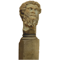 Emperor Septimius Severus Head Bust Roman Statue Cardboard Cutout