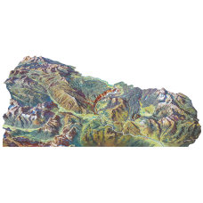 Yellowstone National Park Panorama Aerial 1991 Wyoming Idaho Montana Cardboard Cutout