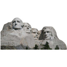 Mount Rushmore Cardboard Cutout