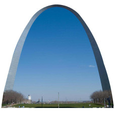 St. Louis Arch Cardboard Cutout