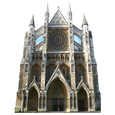 Westminster Abbey Cardboard Cutout