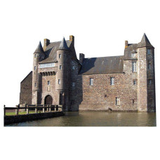 Chateau de Trecesson Haunted Castle Cardboard Cutout