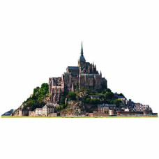 Mont St Michel Haunted Cardboard Cutout