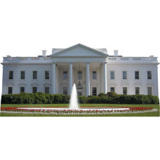 White House Day Cardboard Cutout
