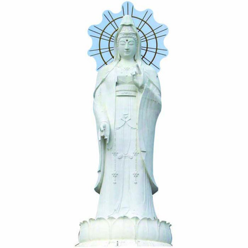 Dai Kannon of Kita no Miyako Park Cardboard Cutout